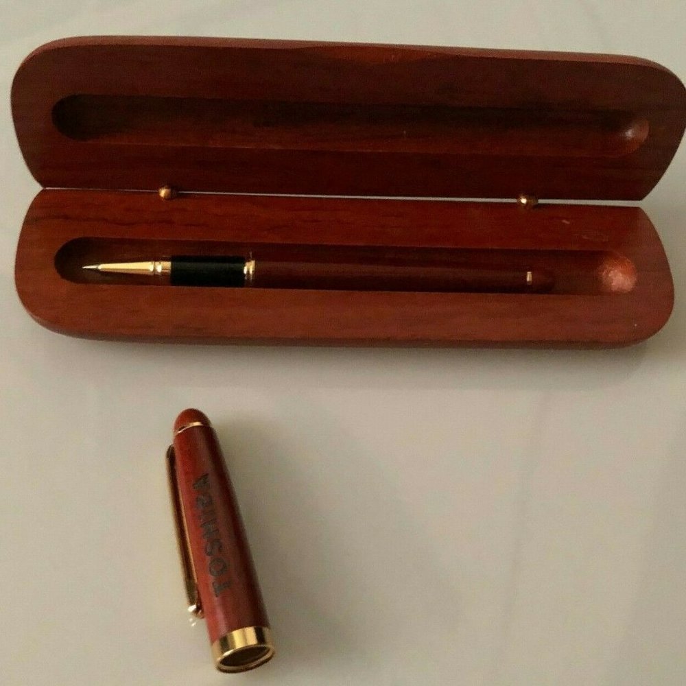 Toshiba Wood Pen With Case